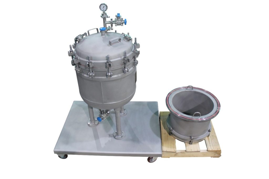 Nutsche filter top view